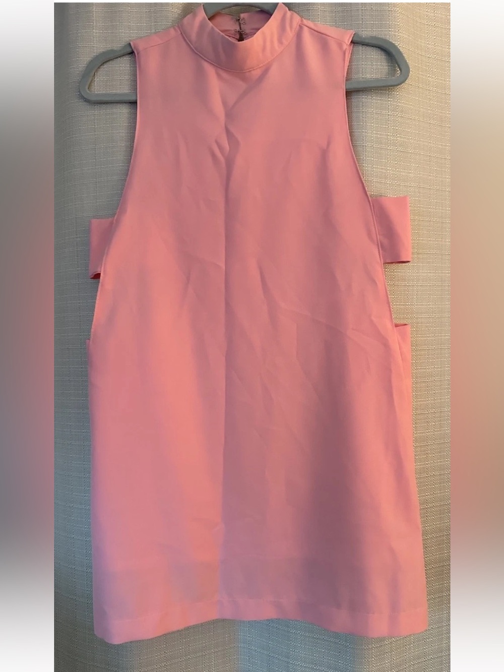 Pixie Market Ballerina Pink Cutout Mini Dress Small - Picture 5 of 12